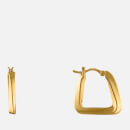 Oma The Label The Smil 18 Karat Gold Plated Hoop Earrings