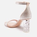 Kate Spade New York Women's Alora Pave Embellished Satin Sandals - UK 7