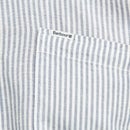 Barbour Heritage Deerpark Striped Lyocell-Linen Blend Shirt - M