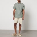 GANT Cotton and Linen-Blend Shirt - S