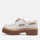 Timberland Women's Slone Street Leather Boat Shoes - UK 4