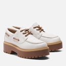 Timberland Women's Slone Street Leather Boat Shoes - UK 4