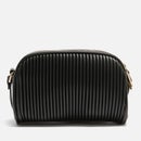 Dune Pleated Faux Leather Crossbody Bag