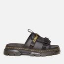 Dr. Martens Ayce II Leather and Webbing Slide Sandals