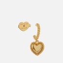 Kate Spade New York Heart Gold-Tone Huggie Earrings