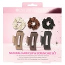 Brushworks Christmas 2024 Natural Hair Clip & Scrunchie Set