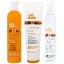 milk_shake Trio: Moisture Plus Shampoo 300ml, Conditioner 250ml & Whipped Cream Leave-In Conditioner 200ml