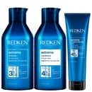 Redken Bundles Trio: Extreme Shampoo 500ml, Extreme Conditioner 500ml & Extreme Strength Builder Plus Mask 250ml