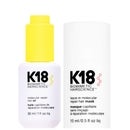 K18 Duo: Molecular Repair Hair Oil 30ml & Biomimetic Hairscience Leave-In Molecular Repair Hair Mask 15ml