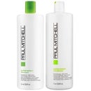 Paul Mitchell Duo: Smoothing Super Skinny Daily Shampoo Salon Size 1000ml & Super Skinny Conditioner Salon Size 1000ml