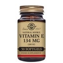 Solgar Vitamins Natural Source Vitamin E 134mg (200 IU) Vegetable Softgels x 50