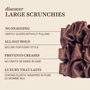 SILKE London Hair Scrunchies - Brown