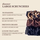 SILKE London Hair Scrunchies - Leopard Tonal