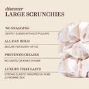 SILKE London Hair Scrunchies - Cream