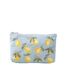 Elizabeth Scarlett Lemon Blossom French Blue Cotton Everyday Pouch