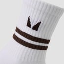 MP X Aleksandra 3pk Crew Socks - Coffee / Tangerine