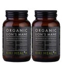 KIKI Health Bundles Organic Lion's Mane Mushroom Extract Vegicaps 2 x 60