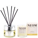 Neom Wellbeing London Happiness Diffuser & 1 Wick Candle Duo