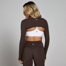 MP Women's Tempo Shrug - Cocoa - XS