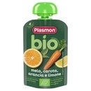 Plasmon Frullato 100% Frutta Biologica Mela, Carota, Arancia e Limone 6 x 100g