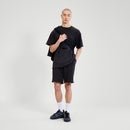 Fleece-Shorts Trevor für Herren Washed Black