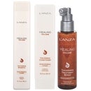 L'Anza Trio: Healing Volume Thickening Shampoo 300ml, Conditioner 250ml & Treatment Spray 100ml