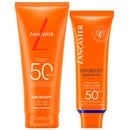 Lancaster Duo: Sublime Tan Face Cream SPF50 50ml & Body Milk SPF50 100ml