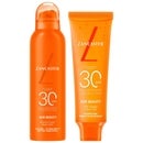 Lancaster Duo: Cooling Invisible Mist Wet Skin Application for Body SPF30 200ml & Invisible Face Gel SPF30 50ml