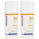 Ultrasun Duo: Sun Protection For Sensitive Skin Family SPF30 100ml x 2
