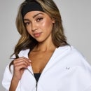 MP Women's Basics Zip Through Hoodie - White - XS