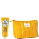 Sol de Janeiro Yellow Puffer Bag & Hand Cream