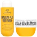 Sol De Janeiro Duo: Brazilian 4Play Moisturizing Shower Cream-Gel 385ml & Bum Bum Cream 240ml