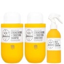 Sol De Janeiro Trio: Brazilian Joia Milky Leave-In Conditioner 210ml, Conditioner 295ml & Shampoo 295ml