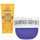 Sol De Janeiro Duo: Samba Foot Fetish Care 90ml & Delicia Drench Body Butter 240ml