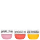 Sol De Janeiro Trio: Beija Flor Elasti-Cream 75ml, Bom Dia Bright Body Cream 75ml & Brazilian Bum Bum Cream 75ml