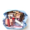 The Flat Lay Co. Flat Lay Makeup Box Bag - Ditsy Bows Blue Embroidered Velvet