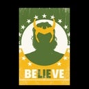 Marvel Loki Believe Unisex T-Shirt - Black