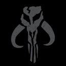 Star Wars The Mandalorian Distressed Crest Unisex T-Shirt - Black
