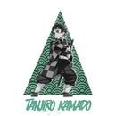 Demon Slayer Tanjiro Tri Unisex T-Shirt - White