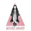 Demon Slayer Nezuko Tri Unisex T-Shirt - White
