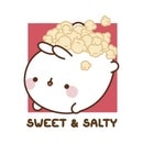 Molang Popcorn Box Unisex T-Shirt - White