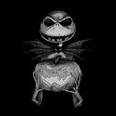 The Nightmare Before Christmas Jack Sketch Unisex T-Shirt - Black