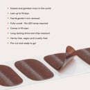 Mylee Gel Nail Wraps - Red Hot Gossip