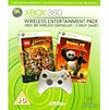 WEP: Wireless Entertainment Pack (Includes Kung Fu Panda, Lego Indiana Jones & White Wireless Controller)
