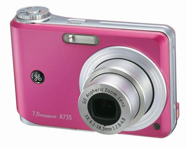 GE A735 Pink Digital 7.0 Megapixels Camera