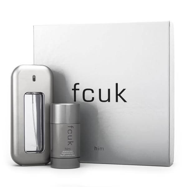 Fcuk - Him Gift Set (100Ml Eau De Toilette With Deodrant Stick)