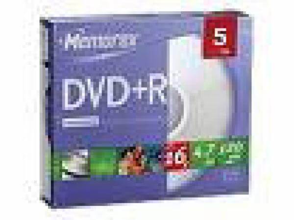 Memorex 5 pk DVD+R