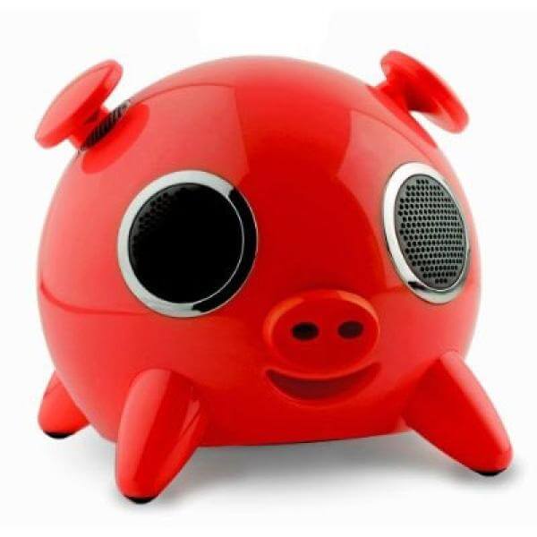iPig iPod Speaker Dock- Red