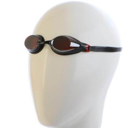 Speedo Aquasocket Mirror Goggle - Black/Red