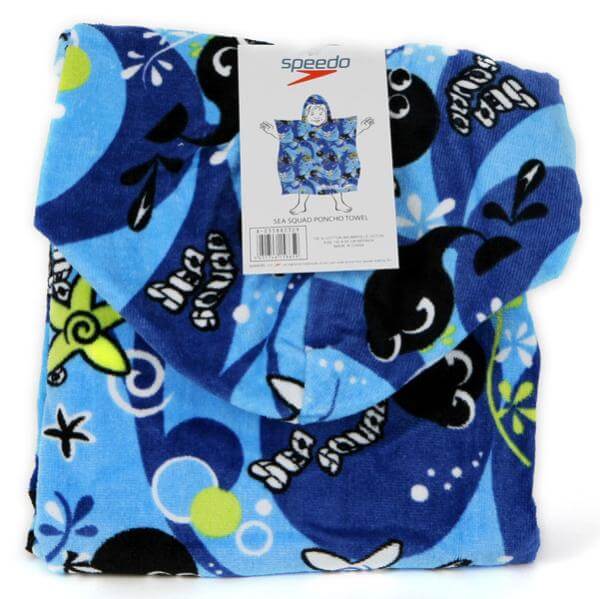 Speedo Sea Squad Poncho Towel - Blue